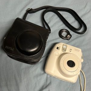 Fujifilm Instax Mini 8 with case and selfie mirror